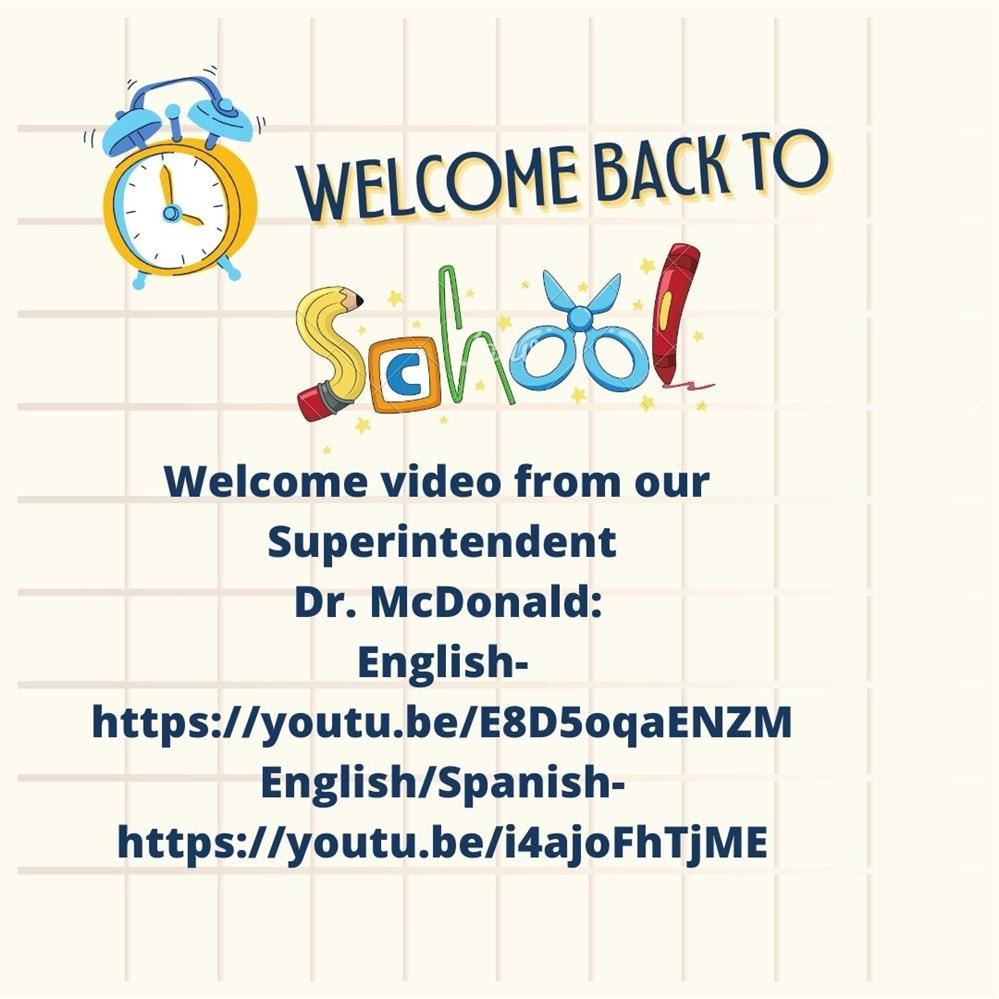  Welcome Message